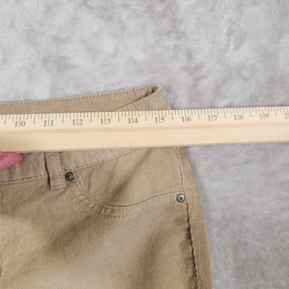 d. jeans New York Corduroy Stretchy Slim Pants Tan Women's Size 10 - Picture 7 of 11
